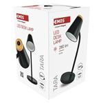 Emos Z7641B TARA, LED stolná lampa, čierna