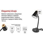 Emos Z7641B TARA, LED stolná lampa, čierna
