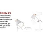 Emos Z7641W TARA, LED stolná lampa, biela