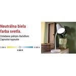 Emos Z7641W TARA, LED stolná lampa, biela