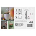 Emos Z7901, LED GROW pestovateľská lampa 5 W, časovač, biela