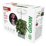 Emos Z7902, LED GROW pestovateľská lampa 8 W, časovač, stmievateľná, biela