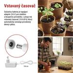 Emos Z7903, LED GROW pestovateľská lampa na sadenice 15 W, časovač, biela