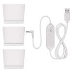 Emos Z7904, LED GROW pestovateľská lampa 7 W, časovač, stmievateľná lampa, biela