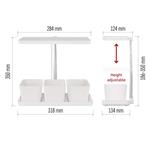 Emos Z7904, LED GROW pestovateľská lampa 7 W, časovač, stmievateľná lampa, biela