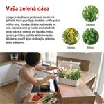 Emos Z7904, LED GROW pestovateľská lampa 7 W, časovač, stmievateľná lampa, biela