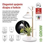 Emos Z7905, LED GROW pestovateľská lampa 7 W, časovač, biela