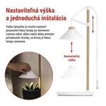 Emos Z7905, LED GROW pestovateľská lampa 7 W, časovač, biela
