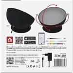 Emos ZCW11BR GoSmart, LED ambientná lampa, čierna, teplá biela–studená biela/ RGB, WiFi
