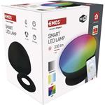 Emos ZCW11BR GoSmart, LED ambientná lampa, čierna, teplá biela–studená biela/ RGB, WiFi