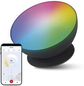 Emos ZCW11BR GoSmart, LED ambientná lampa, čierna, teplá biela–studená biela/ RGB, WiFi