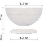 Emos ZCW11WR GoSmart, LED ambientná lampa, biela, teplá biela–studená biela/ RGB, WiFi