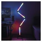 Emos ZCW34BR GoSmart, LED stojaca lampa, čierna, 175 cm, teplá biela / RGB, WiFi