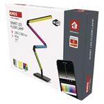 Emos ZCW34BR GoSmart, LED stojaca lampa, čierna, 175 cm, teplá biela / RGB, WiFi