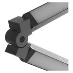 Emos ZCW34BR GoSmart, LED stojaca lampa, čierna, 175 cm, teplá biela / RGB, WiFi