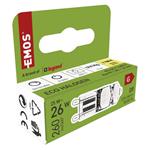 Emos ZE0304, halogénová žiarovka JC, 25W, G9, teplá biela