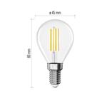 Emos ZF1A43, LED žiarovka Filament Mini Globe A-CLASS, E14, 3,8 W (60 W), 806 lm, neutrálna biela