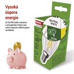Emos ZF1A43, LED žiarovka Filament Mini Globe A-CLASS, E14, 3,8 W (60 W), 806 lm, neutrálna biela