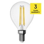 Emos ZF1D22, LED žiarovka Filament Mini Globe, E14, 3,4 W (40 W), 470 lm, teplá biela