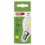 Emos ZF1D53, LED žiarovka Filament Mini Globe, E14, 7 W (75 W), 1055 lm, neutrálna biela