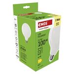 Emos ZF2D62, LED žiarovka Filament G125, E27, 11 W (100 W), 1521 lm, teplá biela