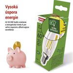 Emos ZF3A42, LED žiarovka Filament sviečka A-CLASS, E14, 3,8 W (60 W), 806 lm, teplá biela