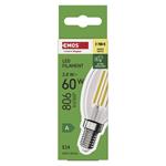 Emos ZF3A42, LED žiarovka Filament sviečka A-CLASS, E14, 3,8 W (60 W), 806 lm, teplá biela
