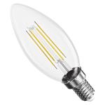 Emos ZF3D02, LED žiarovka Filament sviečka, E14, 1,8 W (25 W), 250 lm, teplá biela