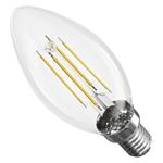 Emos ZF3D22, LED žiarovka Filament sviečka, E14, 3,4 W (40 W), 470 lm, teplá biela