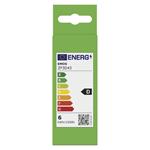 Emos ZF3D43, LED žiarovka Filament sviečka, E14, 5,9 W (60 W), 806 lm, neutrálna biela
