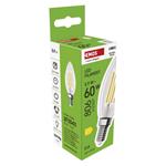 Emos ZF3D43, LED žiarovka Filament sviečka, E14, 5,9 W (60 W), 806 lm, neutrálna biela