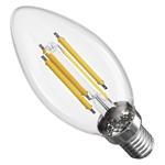 Emos ZF3D43, LED žiarovka Filament sviečka, E14, 5,9 W (60 W), 806 lm, neutrálna biela