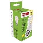 Emos ZF5D22, LED žiarovka Filament A60, E27, 3,4 W (40 W), 470 lm, teplá biela