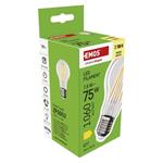 Emos ZF5D52, LED žiarovka Filament A60, E27, 7,8 W (75 W), 1060 lm, teplá biela