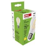 Emos ZF5D53, LED žiarovka Filament A60, E27, 7,8 W (75 W), 1060 lm, neutrálna biela