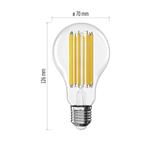 Emos ZF5D82, LED žiarovka Filament A70, E27, 18 W (150 W), 2452 lm, teplá biela