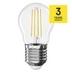 Emos ZF6D22, LED žiarovka Filament Mini Globe, E27, 3,4 W (40 W), 470 lm, teplá biela