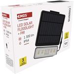 Emos ZG112S SUNNO, solárny LED reflektor so senzorom pohybu, neutrálna biela