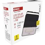 Emos ZG121S SOLO, solárny LED reflektor so senzorom pohybu, neutrálna biela