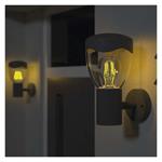 Emos ZGA010P, záhradné nástenné svietidlo ARTEO, 16,4 x 12 x 23 cm, 1 x E27, 15 W