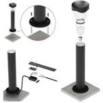 Emos ZGA010P, záhradné nástenné svietidlo ARTEO, 16,4 x 12 x 23 cm, 1 x E27, 15 W