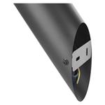 Emos ZGA020P, záhradné nástenné svietidlo ARTEO, 12 x 12 x 33 cm, 1 x E27, 15 W