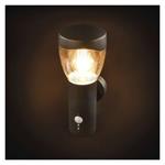 Emos ZGA040P, záhradné nástenné svietidlo ARTEO, senzor súmraku, 16,4 x 12 x 29,5 cm, 1 x E27, 15 W