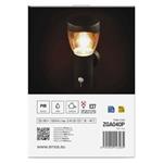 Emos ZGA040P, záhradné nástenné svietidlo ARTEO, senzor súmraku, 16,4 x 12 x 29,5 cm, 1 x E27, 15 W