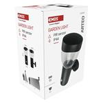 Emos ZGA040P, záhradné nástenné svietidlo ARTEO, senzor súmraku, 16,4 x 12 x 29,5 cm, 1 x E27, 15 W