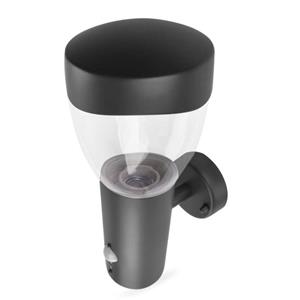 Emos ZGA040P, záhradné nástenné svietidlo ARTEO, senzor súmraku, 16,4 x 12 x 29,5 cm, 1 x E27, 15 W