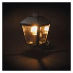 Emos ZGB010P, záhradné nástenné svietidlo ADENIA, 19,8 x 15 x 27,8 cm, 1 x E27, 15 W