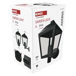 Emos ZGB010P, záhradné nástenné svietidlo ADENIA, 19,8 x 15 x 27,8 cm, 1 x E27, 15 W