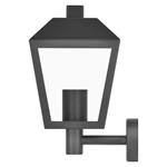 Emos ZGB010P, záhradné nástenné svietidlo ADENIA, 19,8 x 15 x 27,8 cm, 1 x E27, 15 W