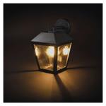 Emos ZGB020P, záhradné nástenné svietidlo ADENIA, 18 x 15 x 24,5 cm, 1 x E27, 15 W